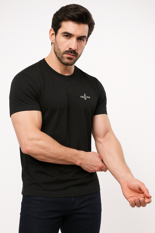 Ink Stitches - Lycra Plain Tee Black