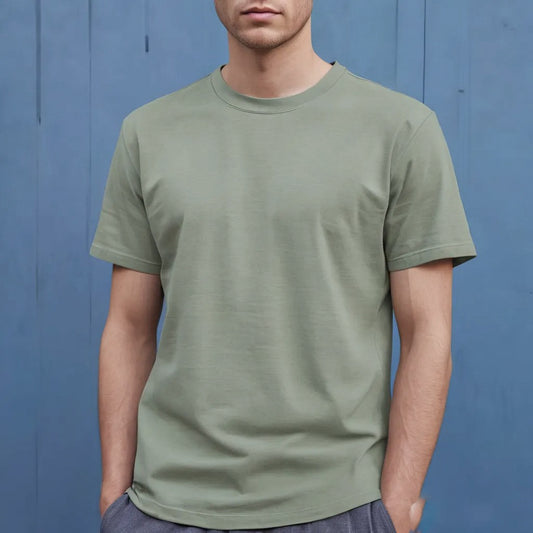 Ink Stitches - Plain T-Shirt Olive Green