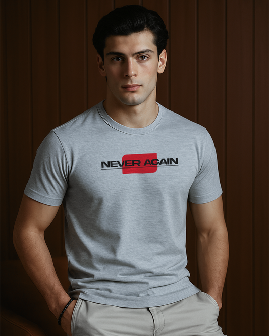 Inkstitches - Never Again Printed T-Shirt
