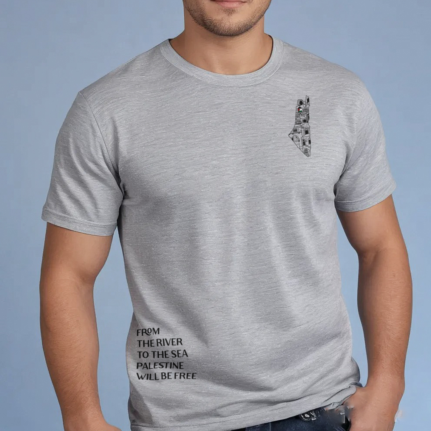 Inkstitches - Palestine Printed T-Shirt